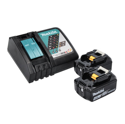 Makita DHP 486 RM perceuse à percussion sans fil 18 V 130 Nm sans balai + 2x batteries 4,0 Ah + chargeur