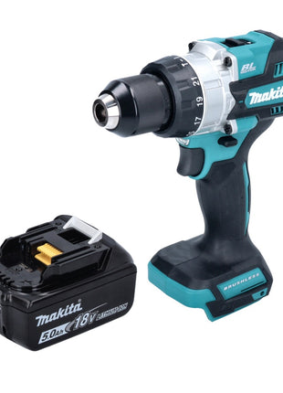 Makita DHP 486 T1 Akku Schlagbohrschrauber 18 V 130 Nm Brushless + 1x Akku 5,0 Ah - ohne Ladegerät