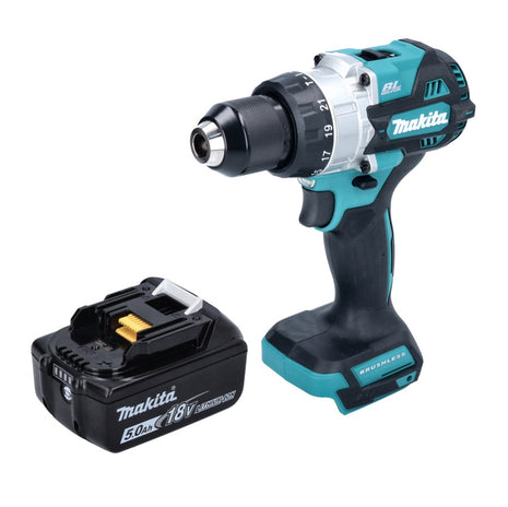 Makita DHP 486 T1 perceuse à percussion sans fil 18 V 130 Nm sans balais + 1x batterie 5,0 Ah - sans chargeur