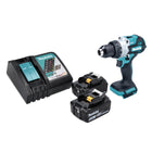 Makita DHP 486 RT perceuse à percussion sans fil 18 V 130 Nm sans balai + 2x batteries 5,0 Ah + chargeur