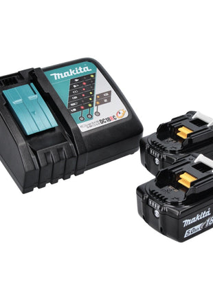 Makita DHP 486 RT perceuse à percussion sans fil 18 V 130 Nm sans balai + 2x batteries 5,0 Ah + chargeur