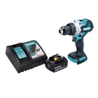 Makita DHP 486 RG1 perceuse à percussion sans fil 18 V 130 Nm sans balai + 1x batterie 6,0 Ah + chargeur