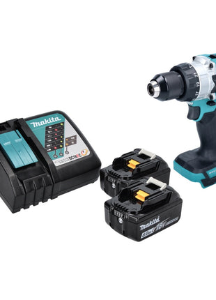 Makita DHP 486 RG perceuse à percussion sans fil 18 V 130 Nm sans balais + 2 batteries 6,0 Ah + chargeur