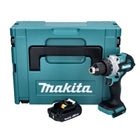 Makita DHP 486 A1J perceuse à percussion sans fil 18 V 130 Nm sans balai + 1x batterie 2,0 Ah + Makpac - sans chargeur