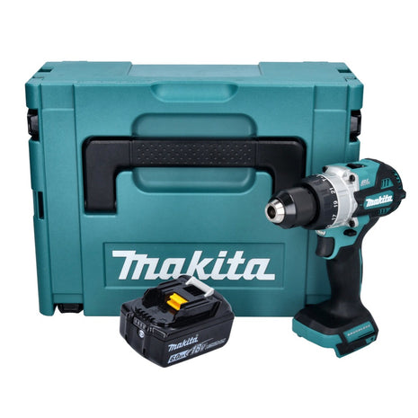 Makita DHP 486 G1J perceuse à percussion sans fil 18 V 130 Nm sans balai + 1x batterie 6,0 Ah + Makpac - sans chargeur