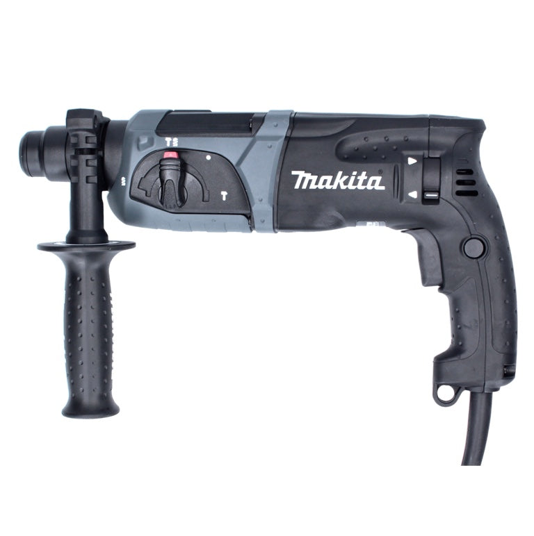 Makita HR 2470 BX40 marteau combiné noir 780 watts SDS-plus 2,4 J + jeu de forets SDS-plus 5 pièces + coffret