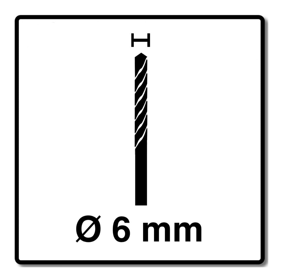 Alpen C Protector Spezialbohrer Feinsteinzeug Fliesenbohrer 6,0 x 105 mm