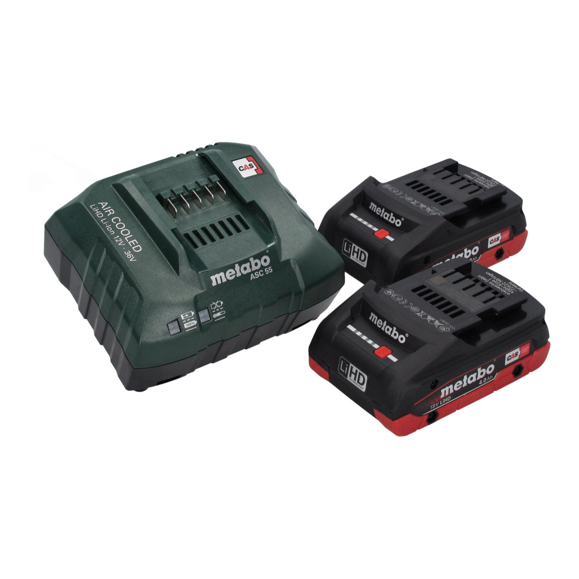 Clé à chocs sans fil Metabo SSD 18 LT 200 BL 18 V 200 Nm 1/4" sans balais + 2x batterie 4,0 Ah + chargeur + métaBOX