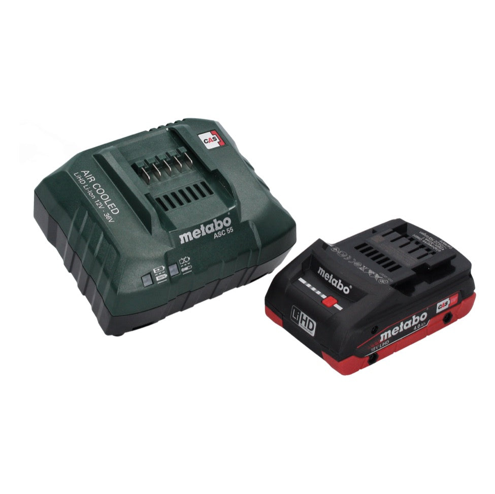 Visseuse à chocs sans fil Metabo SSW 18 LT 300 BL 18 V 300 Nm 1/2" sans balai + 1x batterie 4,0 Ah + chargeur