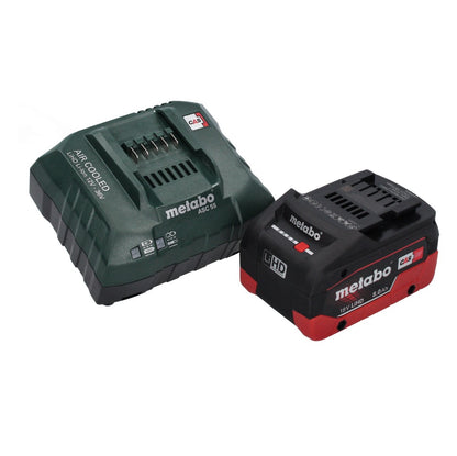 Ponceuse excentrique sur batterie Metabo SXA 18 LTX 125 BL 18 V 125 mm sans balais + 1x batterie 8,0 Ah + chargeur + métaBOX