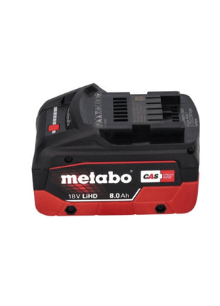 Metabo AS 18 L PC Aspirateur à batterie compact 18 V 6 l IPX4 classe de poussière L humide et sec + 1x batterie 8,0 Ah - sans chargeur