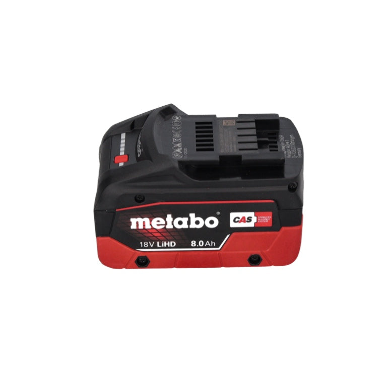 Metabo AS 18 L PC Aspirateur à batterie compact 18 V 6 l IPX4 classe de poussière L humide et sec + 1x batterie 8,0 Ah - sans chargeur