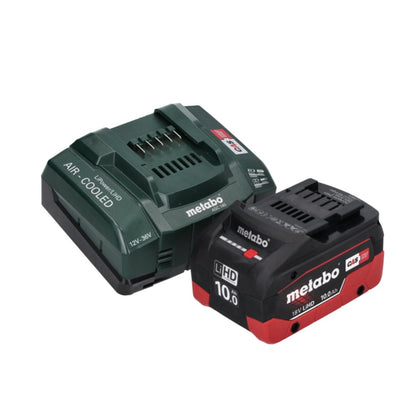 Metabo AS 18 L PC Aspirateur à batterie compact 18 V 6 l IPX4 classe de poussière L humide et sec + 1x batterie 10,0 Ah + chargeur