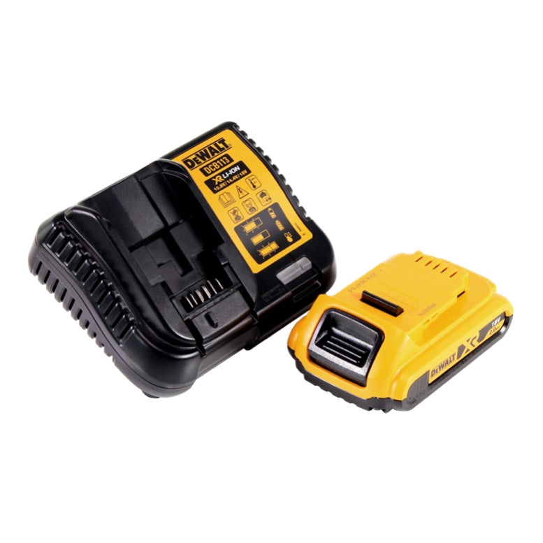 DeWalt DCL 045 D1 lampe à batterie éclairage de voiture LED 12/18 V 1700 lm support rotatif 0-360 degrés + 1x batterie 2,0 Ah + chargeur