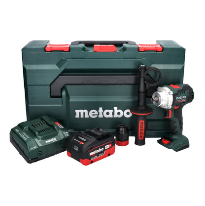 Metabo BS 18 LTX BL QI perceuse-visseuse sans fil 18 V 130 Nm sans balais + 1x batterie 5,5 Ah + chargeur + métaBOX