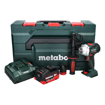 Metabo BS 18 LTX BL QI perceuse-visseuse sans fil 18 V 130 Nm sans balais + 1x batterie 8,0 Ah + chargeur + métaBOX