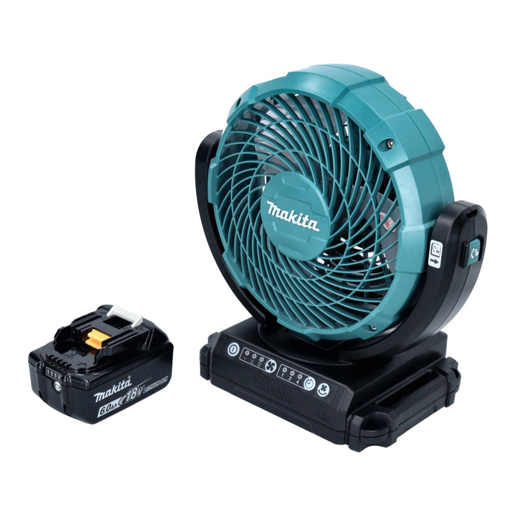 Makita DCF 102 G1 Akku Ventilator Lüfter 18 V 18 cm + 1x Akku 6,0 Ah - ohne Ladegerät - Toolbrothers