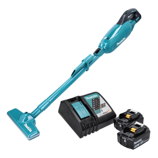 Aspirateur sans fil Makita DCL 280 FRF 18 V sans balais + 2x batteries 3,0 Ah + chargeur