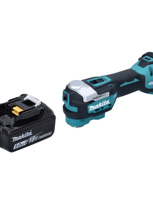 Makita DTM 52 T1 Akku Multifunktionswerkzeug 18 V Starlock Max Brushless + 1x Akku 5,0 Ah - ohne Ladegerät - Toolbrothers