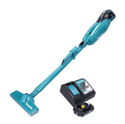 Aspirateur à batterie Makita DCL 281 FRA1 18 V sans balais + 1x batterie 2,0 Ah + chargeur