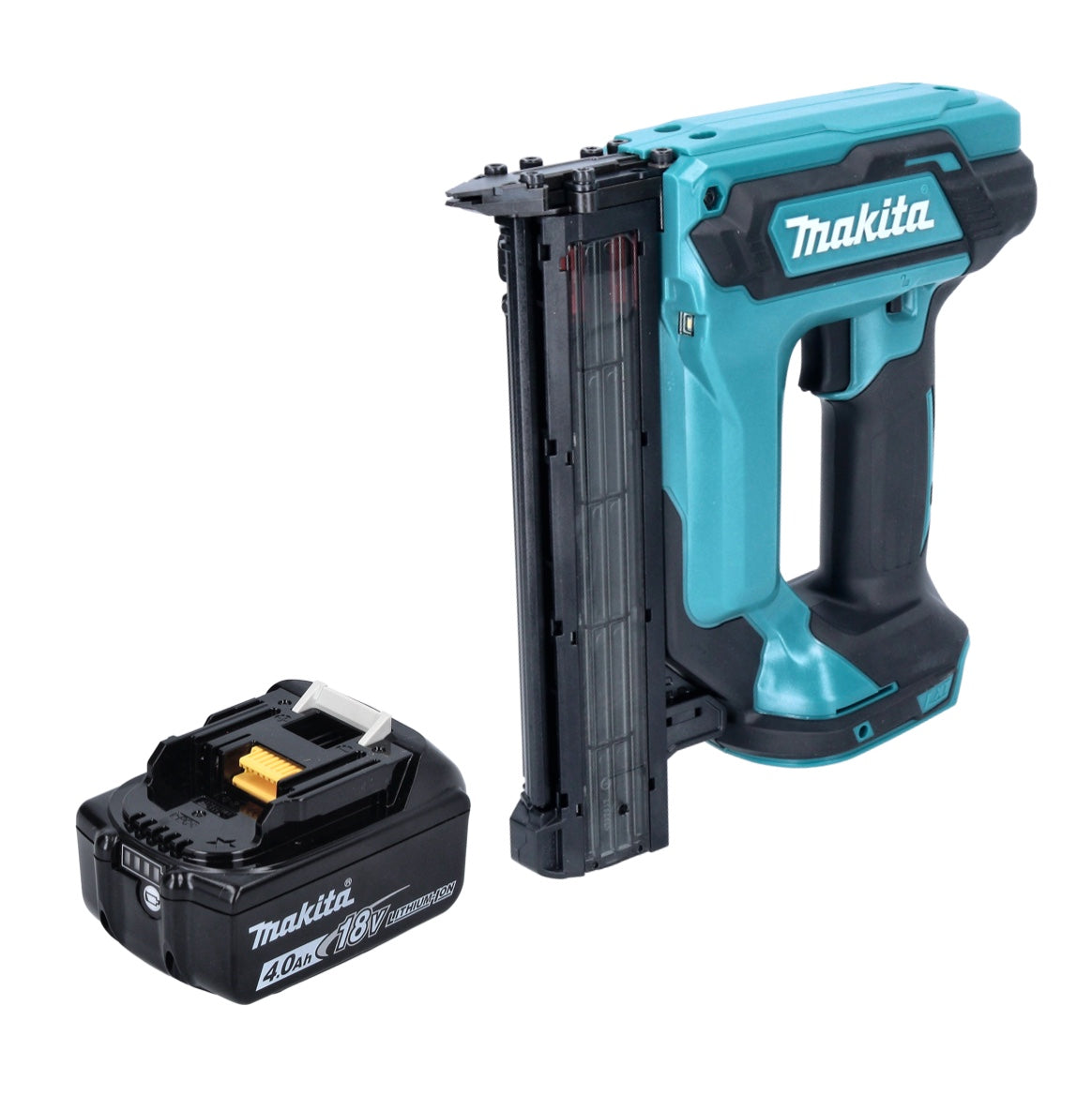 Makita DFN 350 M1 Cloueur à tête d'emballage avec batterie 18 V 15 - 35 mm + 1x batterie 4,0 Ah - sans chargeur