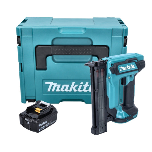 Makita DFN 350 F1J Cloueur à tête d'emballage avec batterie 18 V 15 - 35 mm + 1x batterie 3,0 Ah + Makpac - sans chargeur