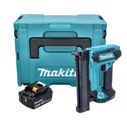 Makita DFN 350 G1J Cloueur à tête d'emballage sur batterie 18 V 15 - 35 mm + 1x batterie 6,0 Ah + Makpac - sans chargeur