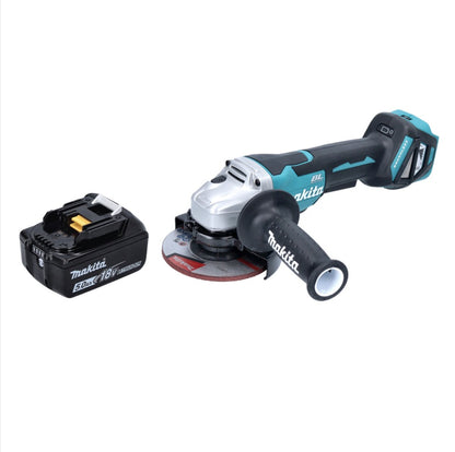 Makita DGA 515 T1 Meuleuse d'angle sur batterie 18 V 125 mm sans balais + 1x batterie 5,0 Ah - sans chargeur