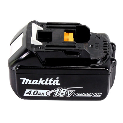 Makita DGA 515 M1J Meuleuse d'angle sur batterie 18 V 125 mm sans balais + 1x batterie 4,0 Ah + Makpac - sans chargeur