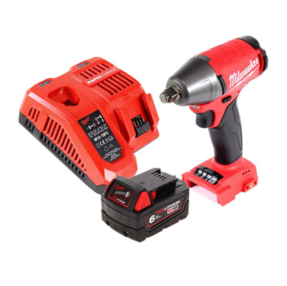 Clé à chocs sans fil Milwaukee M18 FIWF12-601 FC 18 V 300 Nm 1/2" sans balai + 1x batterie 6,0 Ah + chargeur