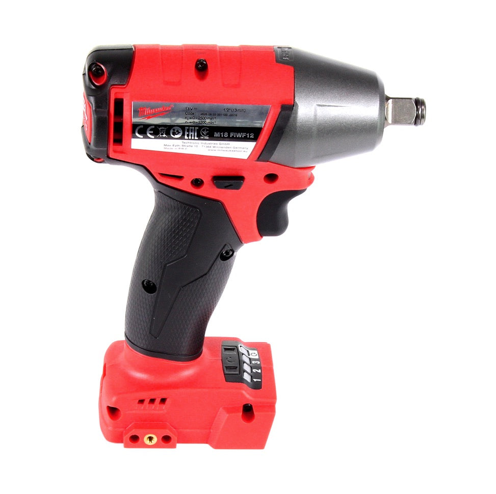 Clé à chocs sans fil Milwaukee M18 FIWF12-601 FC 18 V 300 Nm 1/2" sans balai + 1x batterie 6,0 Ah + chargeur