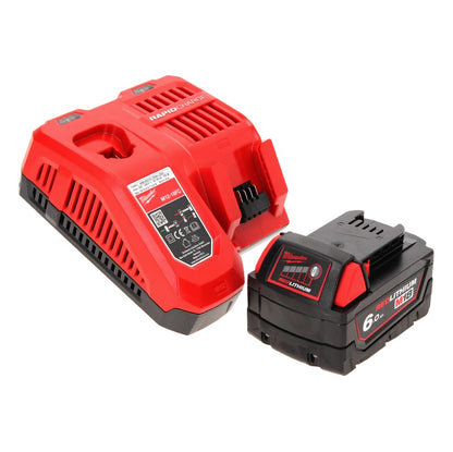 Ponceuse excentrique sur batterie Milwaukee M18 BOS125-601 FC 18 V 125 mm + 1x batterie 6,0 Ah + chargeur