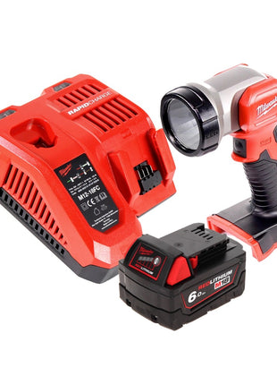 Éclairage de batterie Milwaukee M18 TLED LED + 1x batterie 6,0 Ah + chargeur