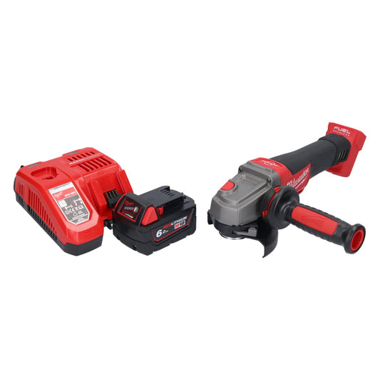 Meuleuse d'angle sur batterie Milwaukee M18 CAG115XPDB-601 18 V 115 mm sans balais + 1x batterie 6,0 Ah + chargeur