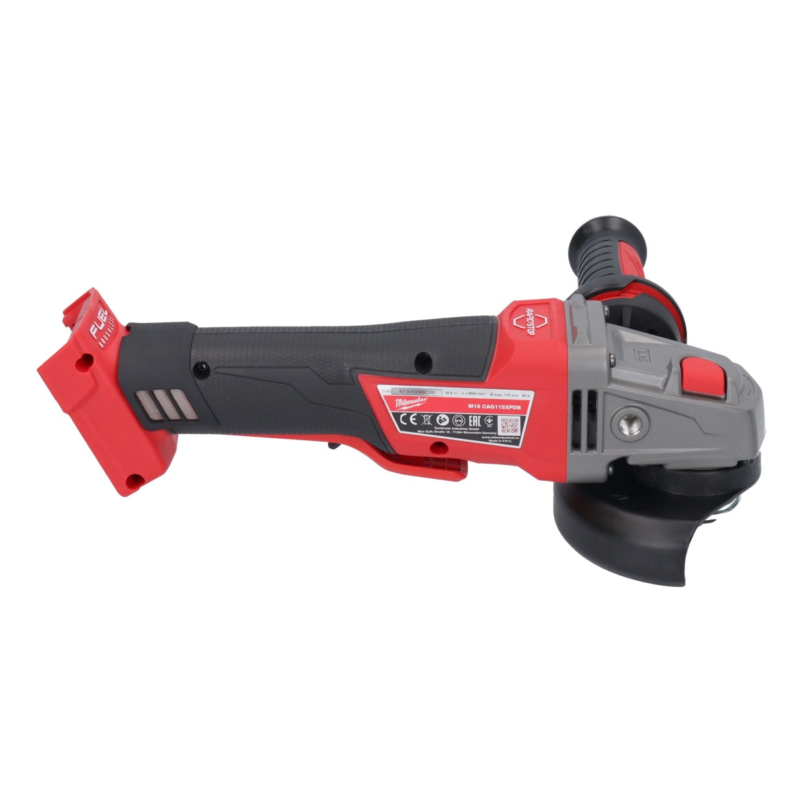 Milwaukee M18 CAG115XPDB-601 Akku Winkelschleifer 18 V 115 mm Brushless + 1x Akku 6,0 Ah + Ladegerät