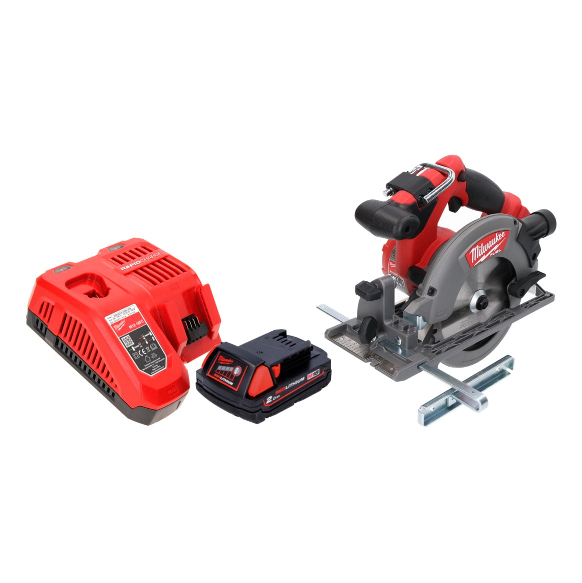 Scie circulaire sans fil Milwaukee M18 CCS55-201 18 V 165 mm + 1x batterie 2,0 Ah + chargeur