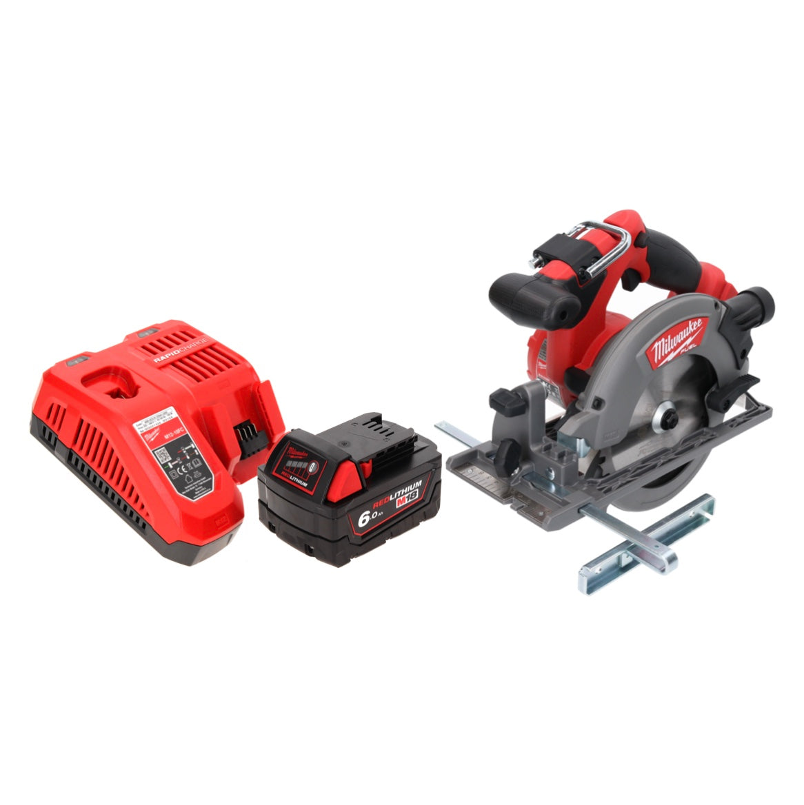 Scie circulaire sans fil Milwaukee M18 CCS55-601 18 V 165 mm + 1x batterie 6,0 Ah + chargeur