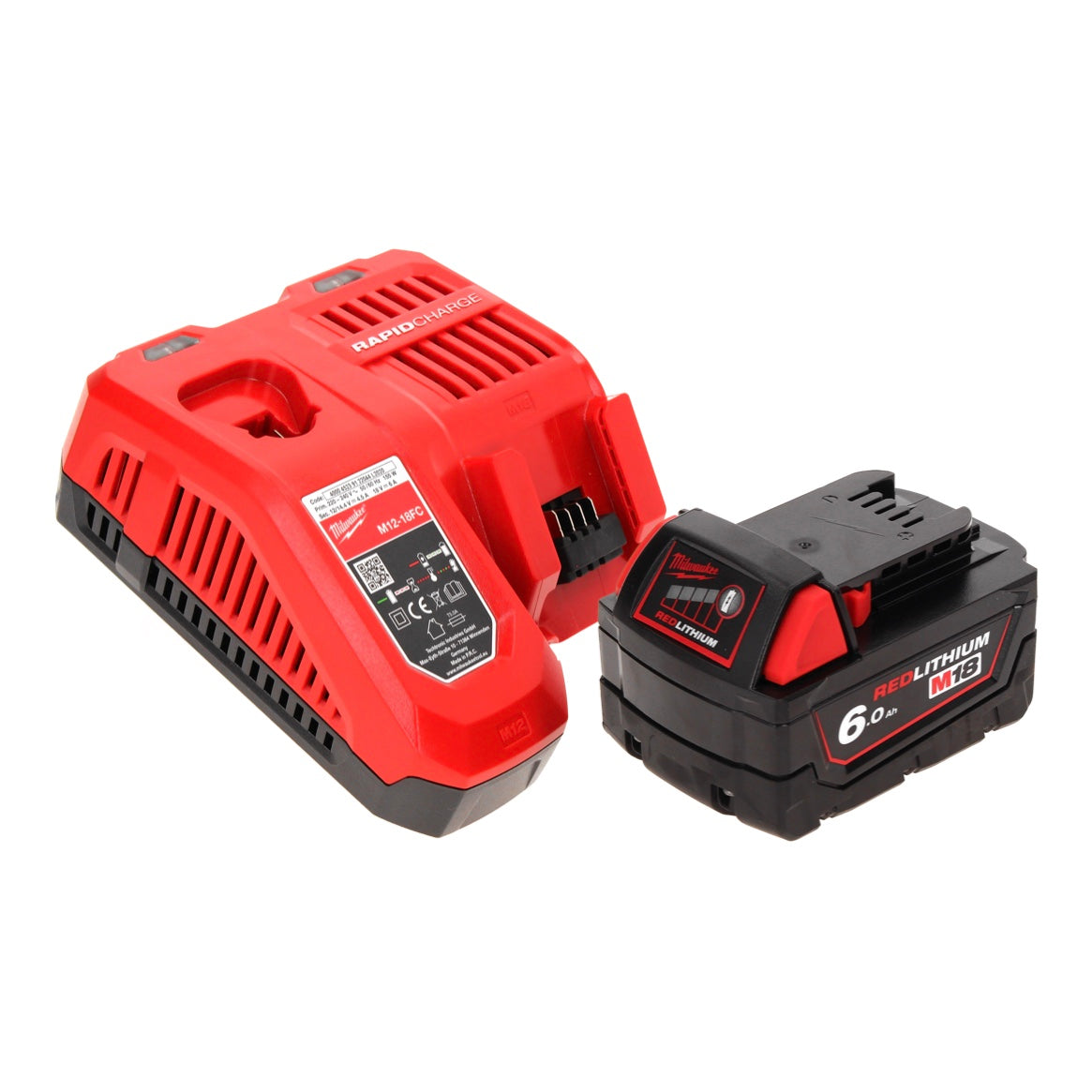 Scie circulaire sans fil Milwaukee M18 CCS55-601 18 V 165 mm + 1x batterie 6,0 Ah + chargeur