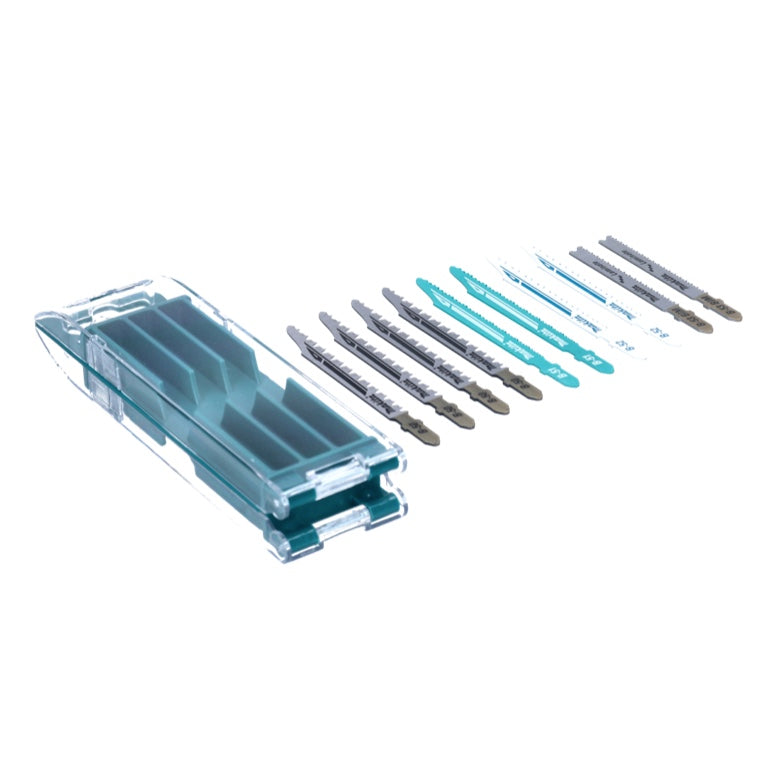 Assortiment de lames de scie sauteuse Makita B (B-44426) 10 pièces pour bois / plastique / métal / parquet / stratifié