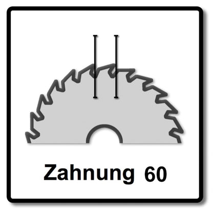 Makita CMSF16560E SPECIALIZED EFFICUT Sägeblatt 165 x 1,85 x 20 mm 2 Stk. ( 2x B-69864 ) 60 Zähne für Holz - Toolbrothers