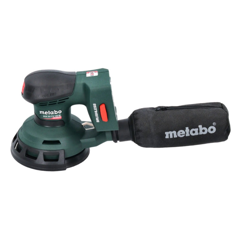 Metabo SXA 18 LTX 125 BL ponceuse excentrique sur batterie 18 V 125 mm (600146840) sans balais + 4x set de ponçage Toolbrothers TURTLE + metaBOX - sans batterie, sans chargeur