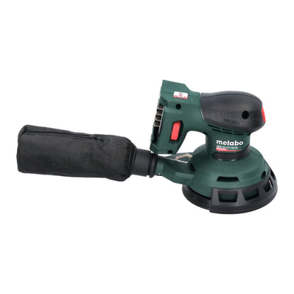 Metabo SXA 18 LTX 125 BL ponceuse excentrique sur batterie 18 V 125 mm (600146840) sans balais + 4x set de ponçage Toolbrothers TURTLE + metaBOX - sans batterie, sans chargeur