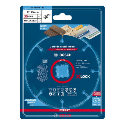 Disque à tronçonner Bosch Expert Carbide Multi Wheel X-LOCK (2608901193) 125 mm x 22,23 mm