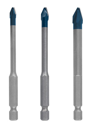 Bosch EXPERT HardCeramic HEX-9 Bohrer Set 5,0 - 8,0 x 90 mm 3 tlg. ( 2608900595 ) Carbide Technology