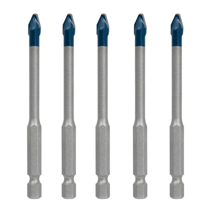 Bosch EXPERT HEX-9 HardCeramic Dachziegel Bohrer Set 6,0 x 90 mm 5 tlg. ( 2608900599 ) Carbide Technology - Toolbrothers