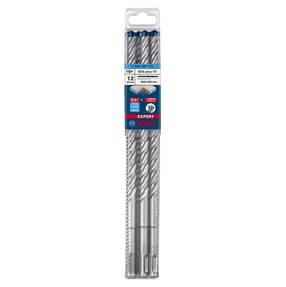 Bosch Expert SDS plus 7X marteau perforateur 12 x 265 mm 10 pièces (2608900175) 4 tranchants Technologie Carbure