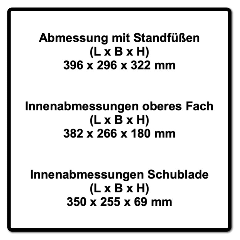 Festool Systainer T-LOC SYS-COMBI 3 Werkzeugkoffer 2 Stk. ( 2x 200118 ) 396 x 296 x 322 mm - Toolbrothers