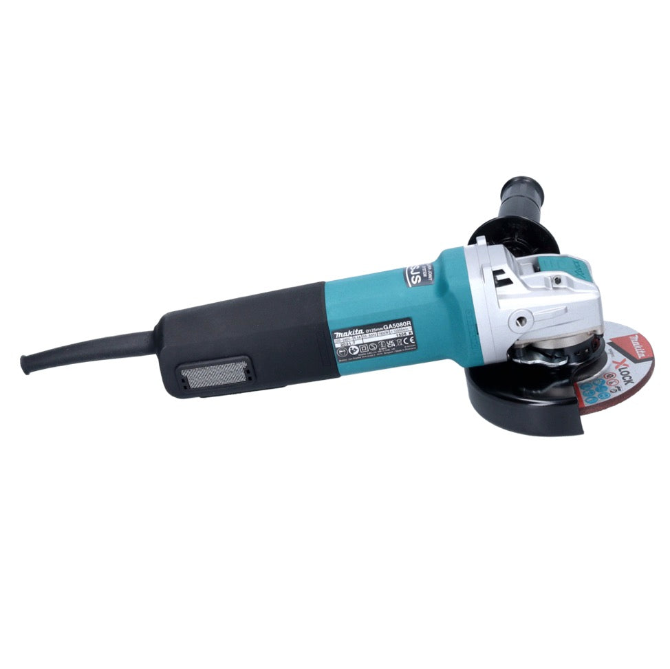 Makita GA 5080 RX02 Winkelschleifer 1400 Watt 125 mm X-Lock - Toolbrothers