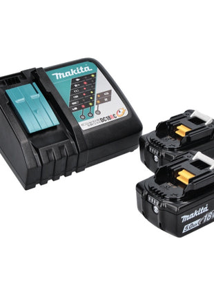 Kit combiné batterie Makita DLX 2271 TJ Perceuse sur batterie DDF 484 + perceuse à percussion sur batterie DHR 171 + 2x batterie 5,0 Ah + chargeur + Makpac