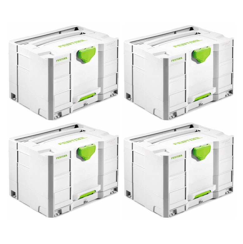 Festool Systainer T-LOC SYS-COMBI 2 mallette à outils 4 pièces (4x 200117) 396 x 296 x 270 mm